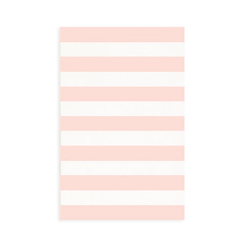Blush Striped Notepad